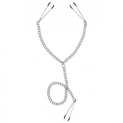 Master Series Nipple To Clit Tweezer Clamp Set