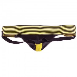 Rouge Garments Jock Black And Yellow